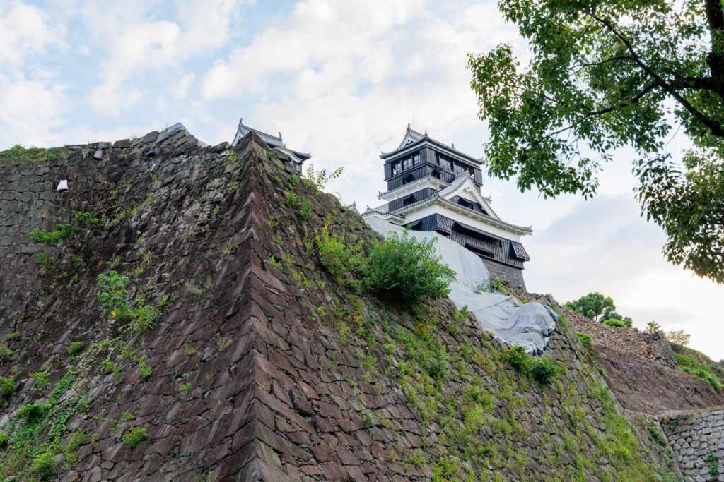 復興中の熊本城